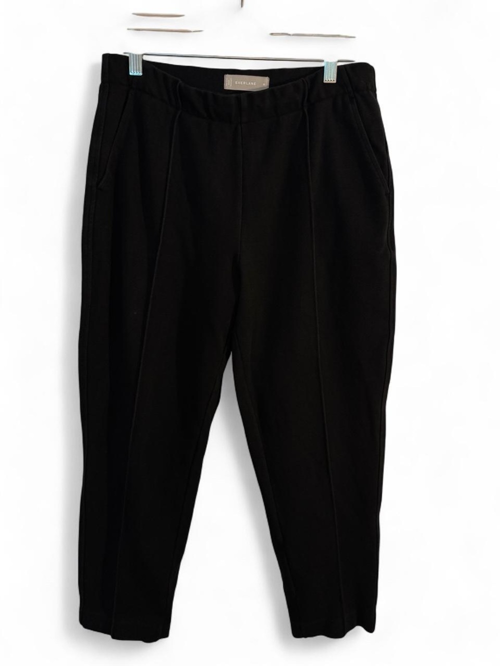Everlane The Dream Pant Black Size M Tapered Pull On Stretch Pants - Picture 3 of 16
